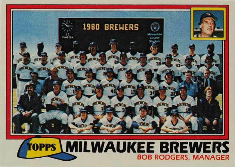 1981 Topps Milwaukee Brewers #668 Baseball Card