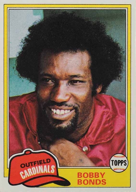 1981 Topps Bobby Bonds #635 Baseball Card