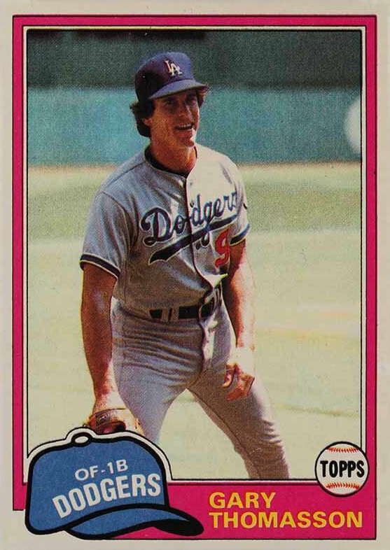 1981 Topps Gary Thomasson #512 Baseball Card