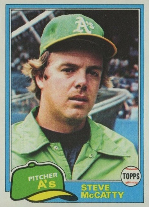 1981 Topps Steve McCatty #503 Baseball Card
