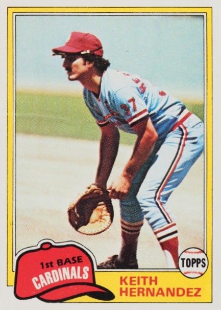 1981 Topps Keith Hernandez #420 Baseball Card