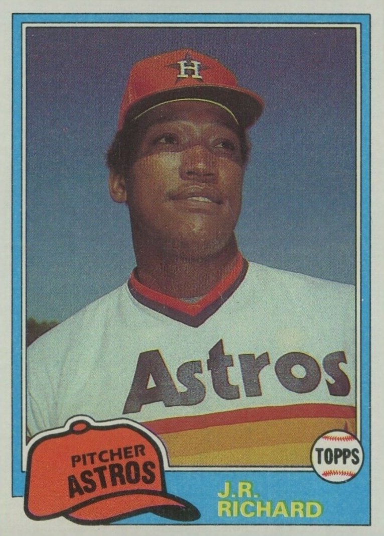 1981 Topps J.R. Richard #350 Baseball Card