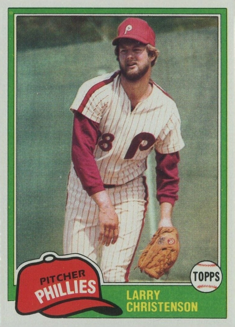 1981 Topps Larry Christenson #346 Baseball Card