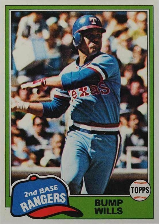 1981 Topps Bump Wills #173 Baseball Card
