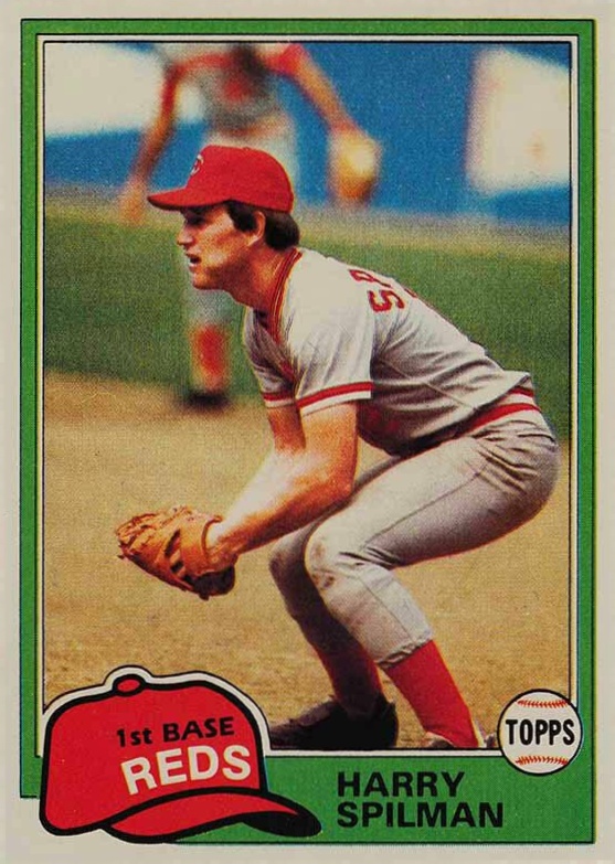 1981 Topps Harry Spilman #94 Baseball Card