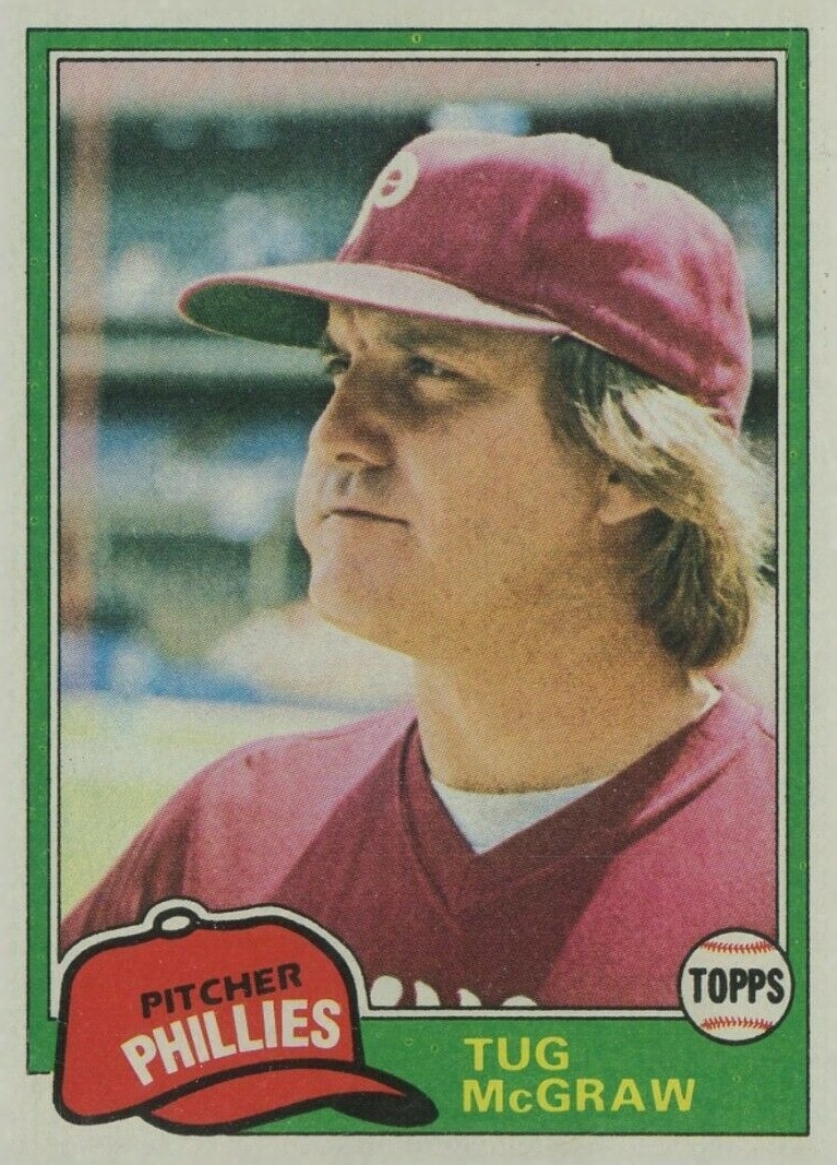 1981 Topps Tug McGraw #40 Baseball Card