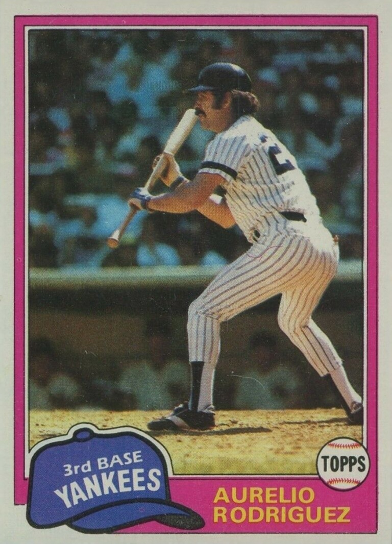 1981 Topps Aurelio Rodriguez #34 Baseball Card