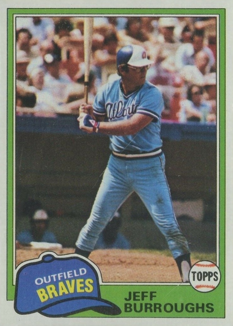 1981 Topps Jeff Burroughs #20 Baseball Card