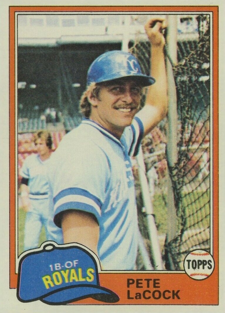 1981 Topps Pete Lacock #9 Baseball Card