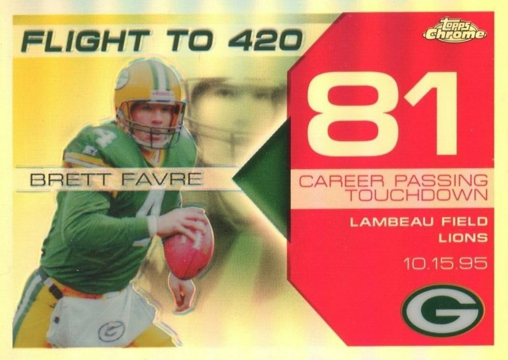 2007 Topps Chrome Brett Favre Collection Brett Favre #BF81 Football Card