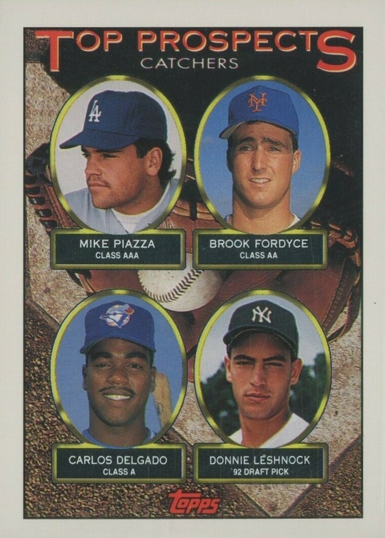 1993 Topps Top Prospects Catchers #701 Baseball Card