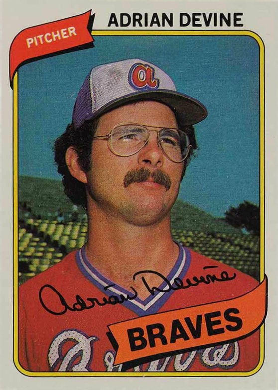 1980 Topps Adrian Devine #528 Baseball Card