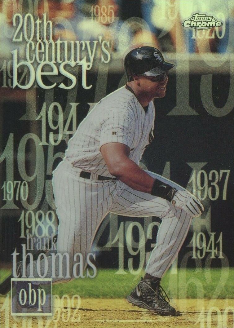 2000 Topps Chrome  Frank Thomas #470 Baseball Card