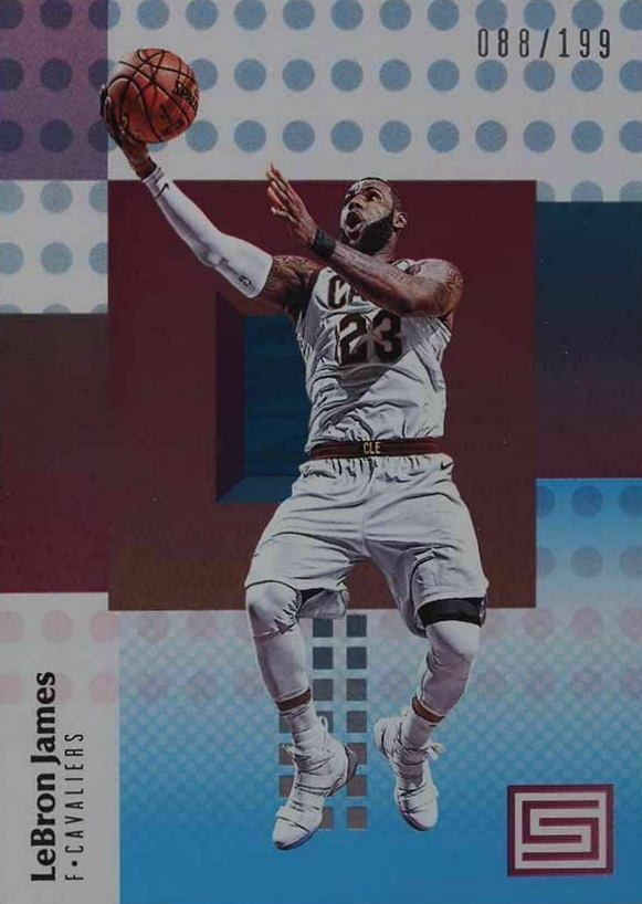 2017 Panini Status LeBron James #28 Basketball Card