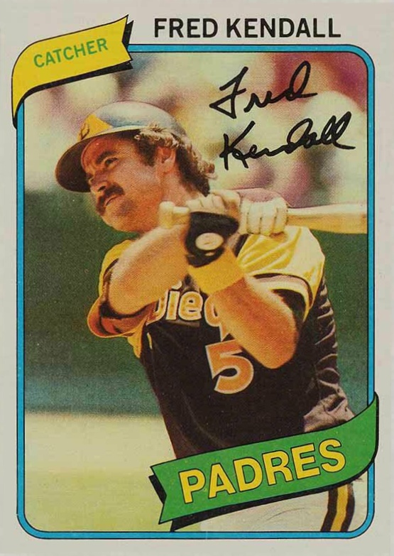 1980 Topps Fred Kendall #598 Baseball Card