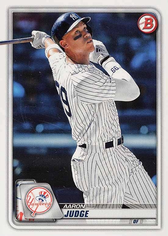 2020 Bowman Aaron Judge #2 Baseball Card