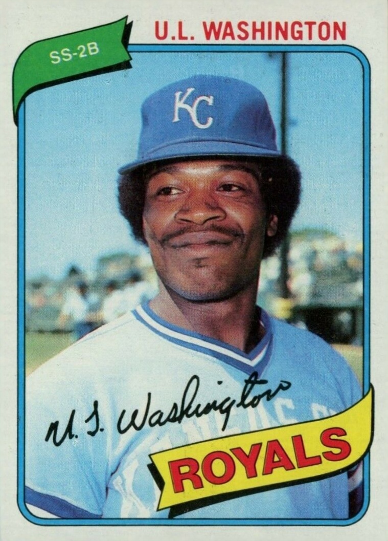 1980 Topps U.L. Washington #508 Baseball Card