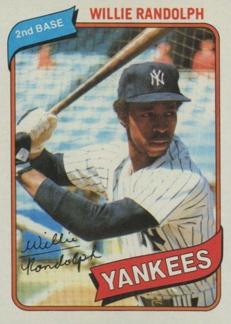 1980 Topps Willie Randolph #460 Baseball Card