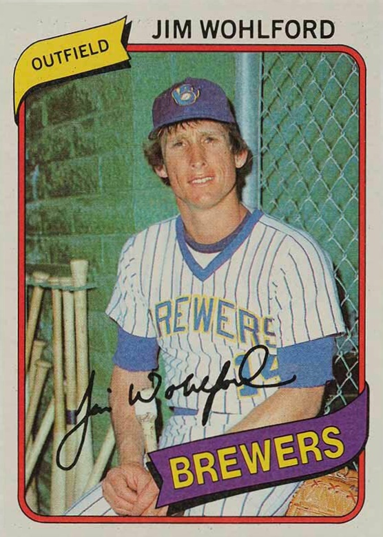 1980 Topps Jim Wohlford #448 Baseball Card