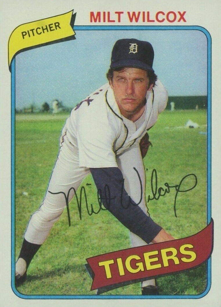 1980 Topps Milt Wilcox #392 Baseball Card