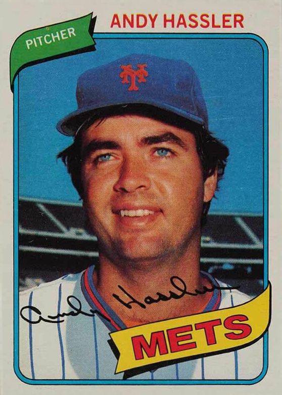 1980 Topps Andy Hassler #353 Baseball Card