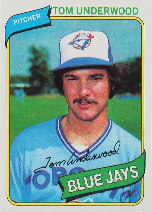 1980 Topps Tom Underwood #324 Baseball Card