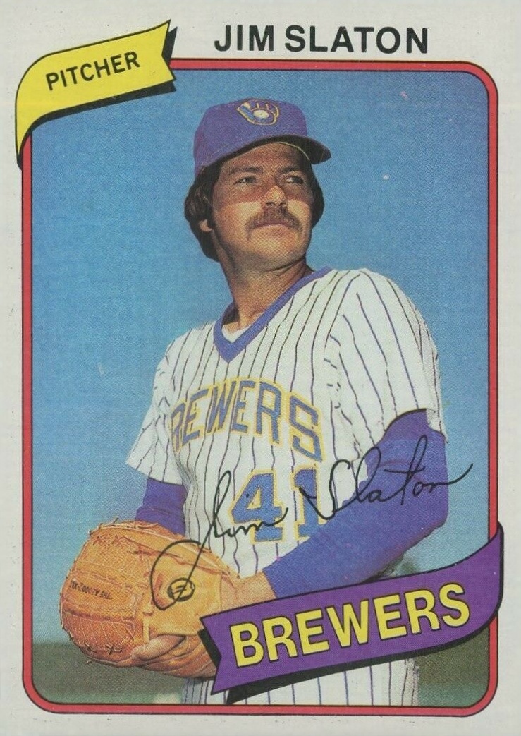 1980 Topps Jim Slaton #24 Baseball Card