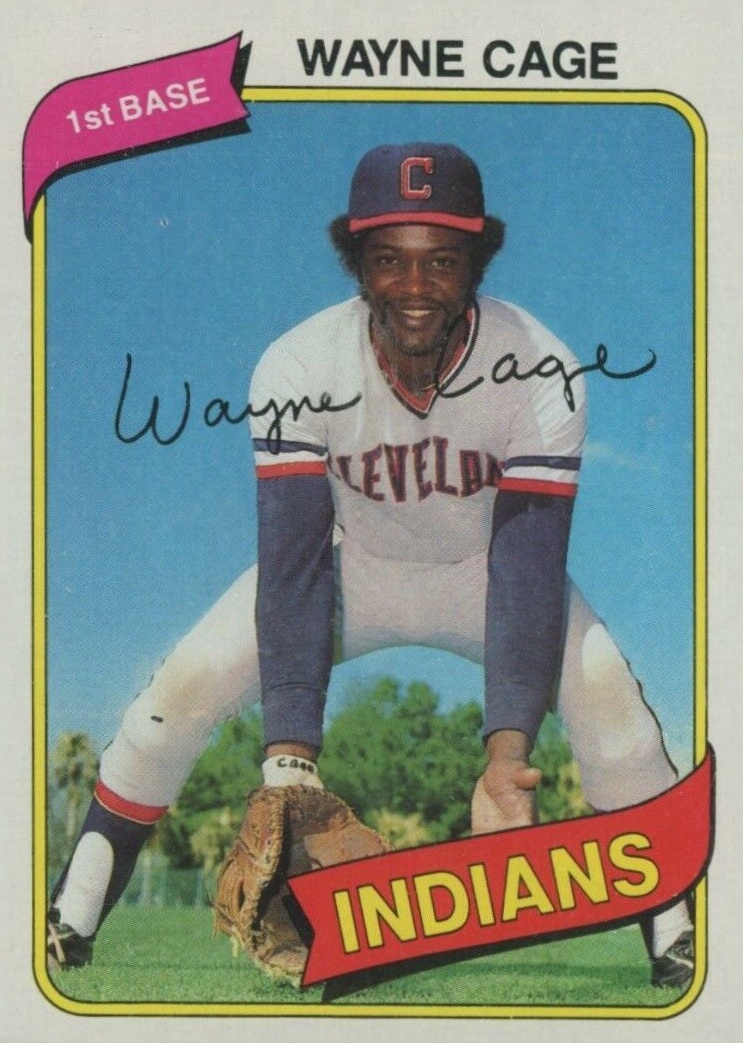 1980 Topps Wayne Cage #208 Baseball Card