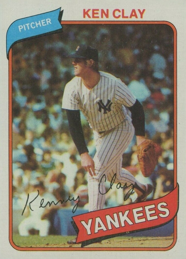 1980 Topps Ken Clay #159 Baseball Card