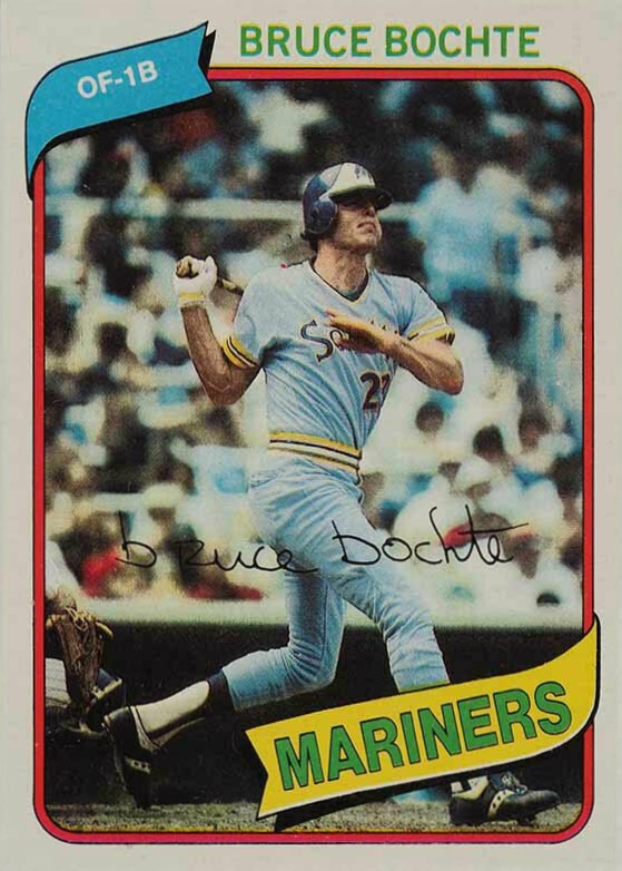 1980 Topps Bruce Bochte #143 Baseball Card