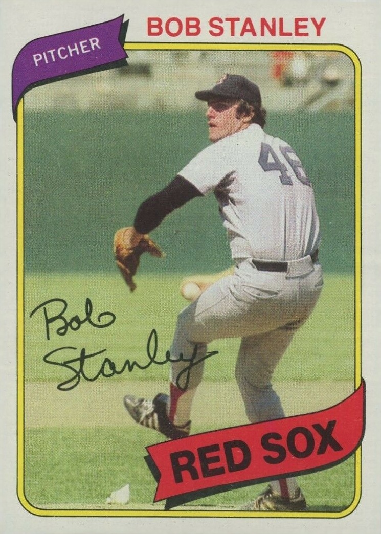 1980 Topps Bob Stanley #63 Baseball Card