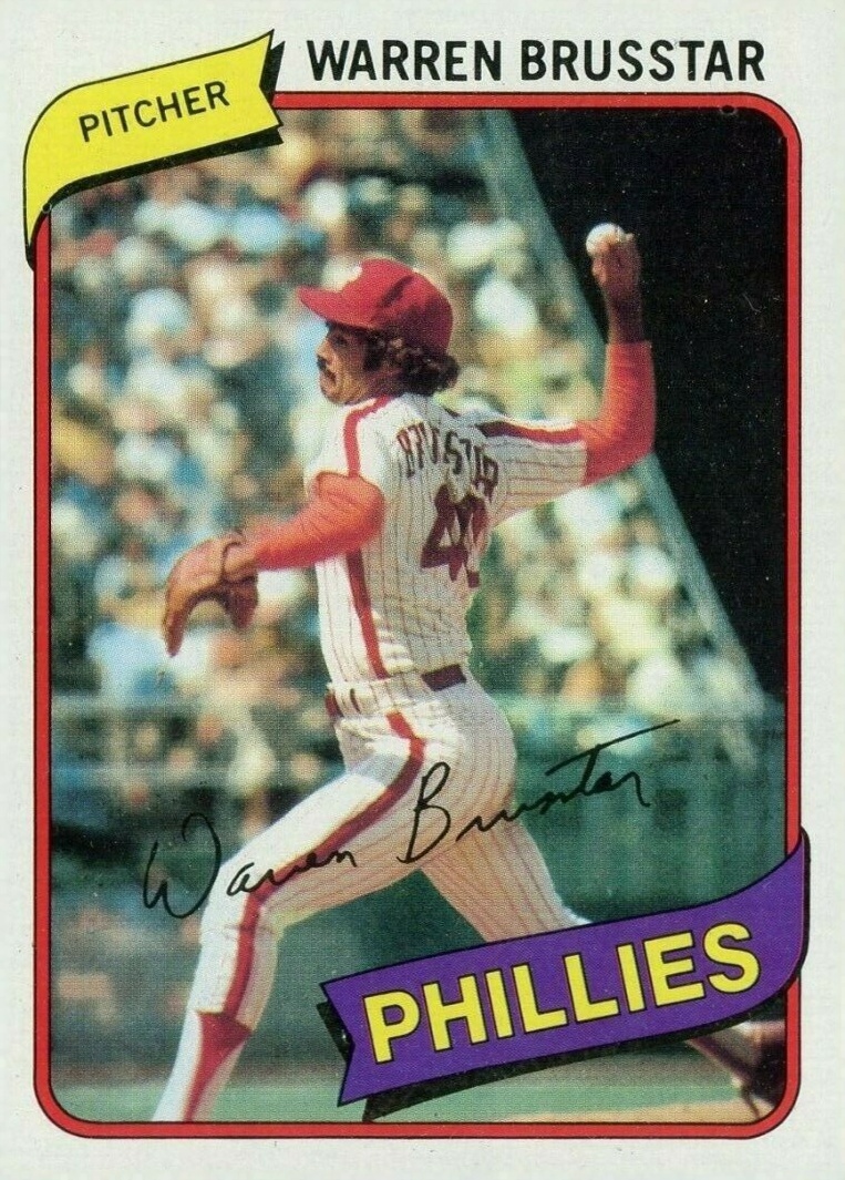 1980 Topps Warren Brusstar #52 Baseball Card