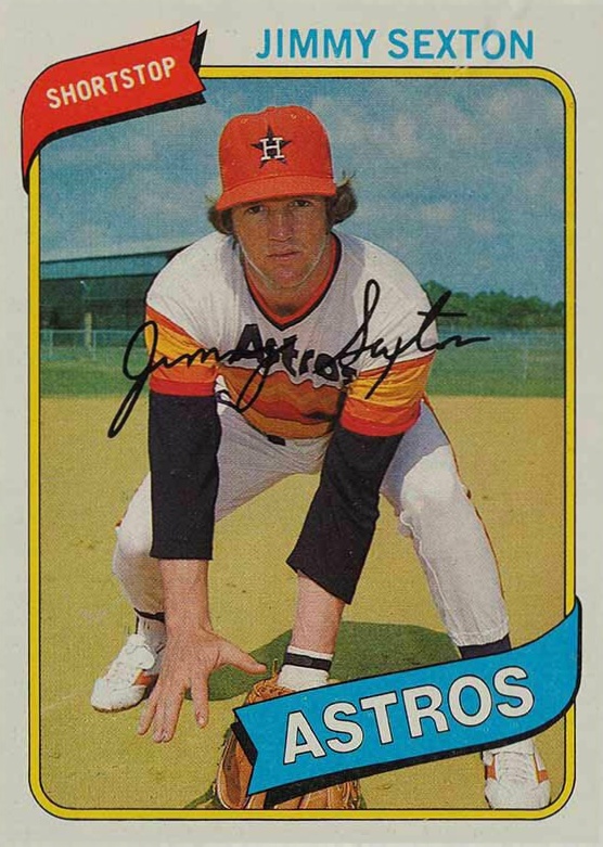 1980 Topps Jimmy Sexton #11 Baseball Card