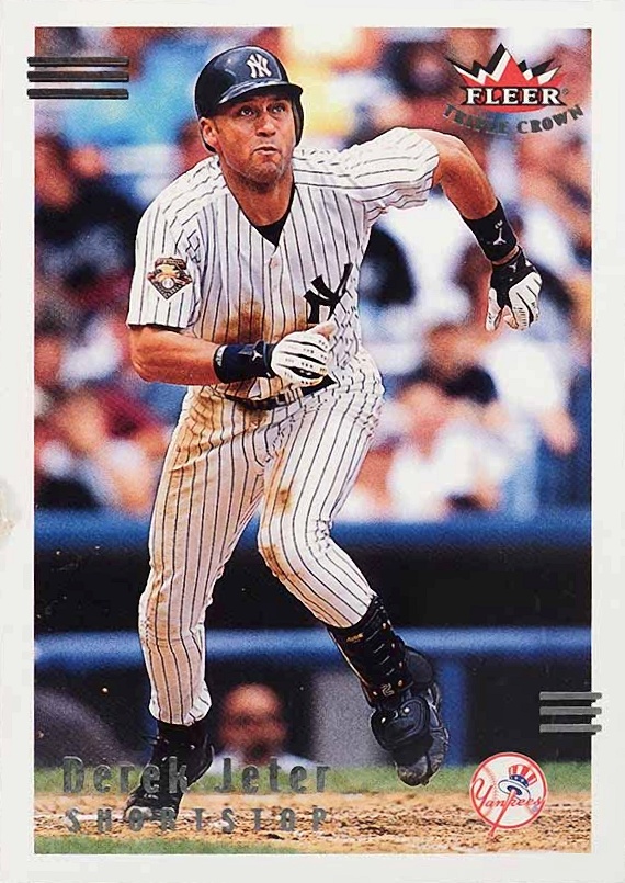 2002 Fleer Triple Crown Derek Jeter #2 Baseball Card