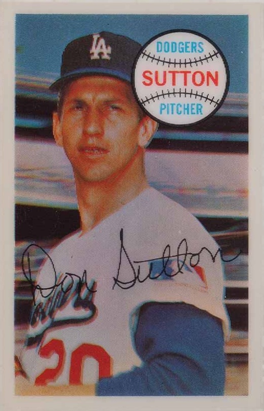 1970 Kellogg's Kelloggs Don Sutton #8 Baseball Card
