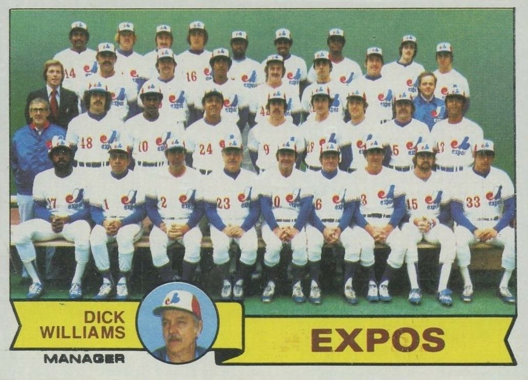 1979 Topps Montreal Expos Team #606 Baseball Card