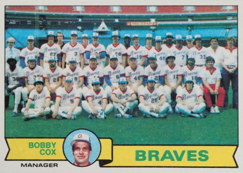1979 Topps Atlanta Braves Team #302 Baseball Card