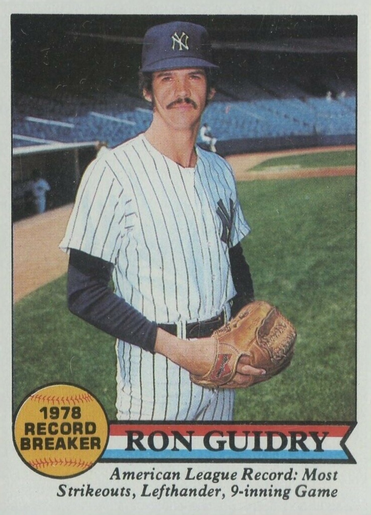 1979 Topps Ron Guidry #202 Baseball Card