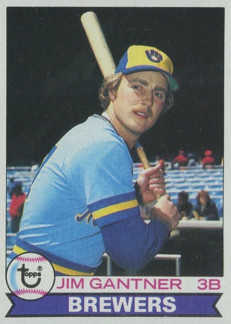 1979 Topps Jim Gantner #154 Baseball Card