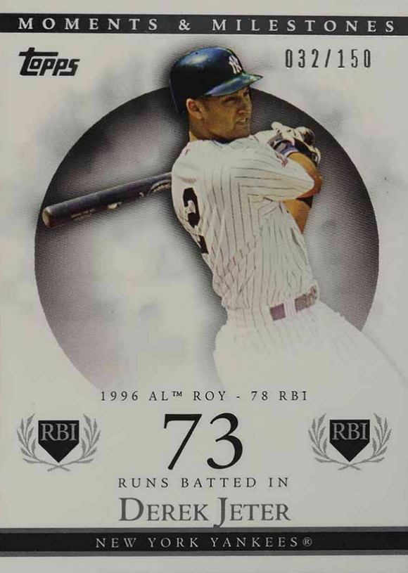 2007 Topps Moments & Milestones  Derek Jeter #82 Baseball Card