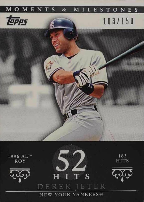 2007 Topps Moments & Milestones  Derek Jeter #83 Baseball Card