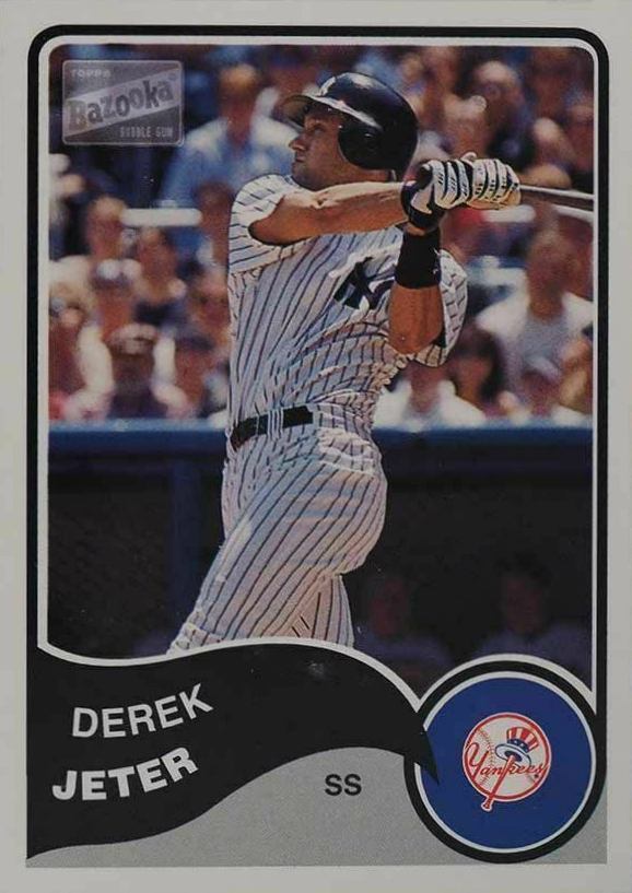 2003 Bazooka Derek Jeter #252 Baseball Card