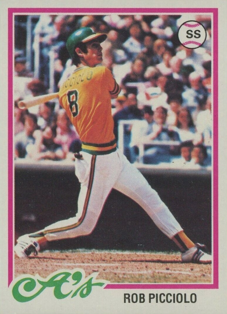 1978 Topps Rob Picciolo #528 Baseball Card