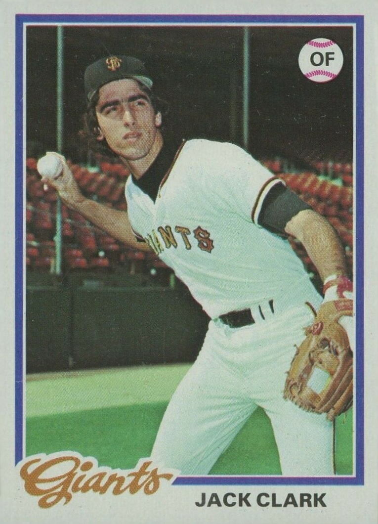 1978 Topps Jack Clark #384 Baseball Card