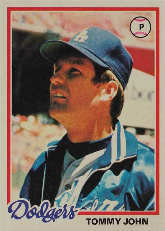 1978 Topps Tommy John #375 Baseball Card