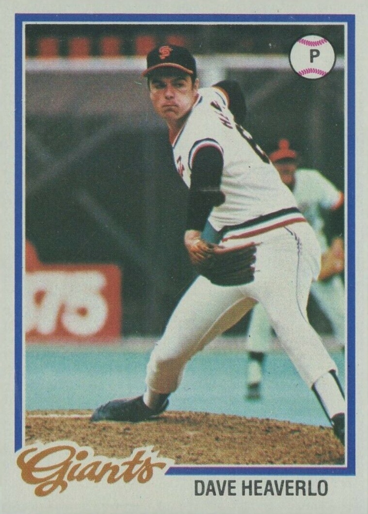 1978 Topps Dave Heaverlo #338 Baseball Card