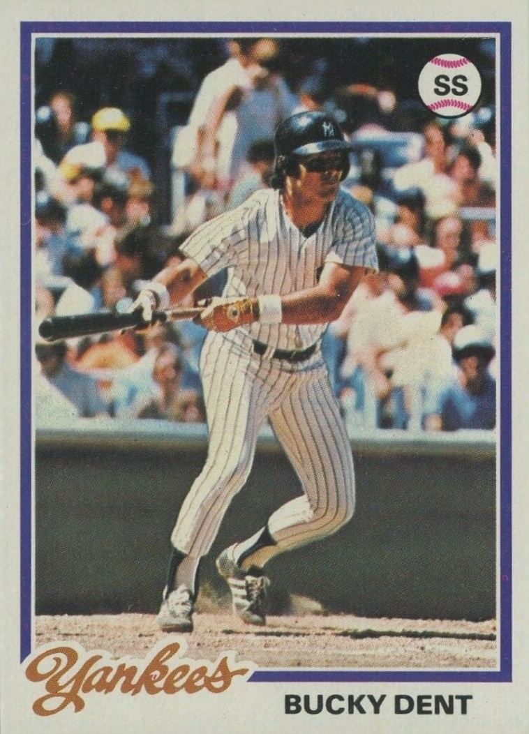 1978 Topps Bucky Dent #335 Baseball Card
