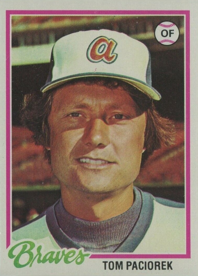 1978 Topps Tom Paciorek #322 Baseball Card