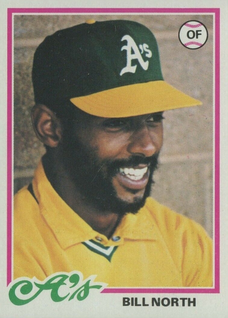 1978 Topps Bill North #163 Baseball Card