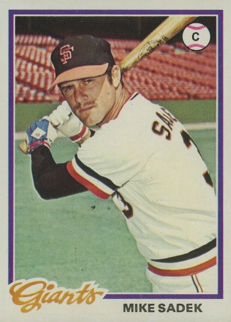 1978 Topps Mike Sadek #8 Baseball Card